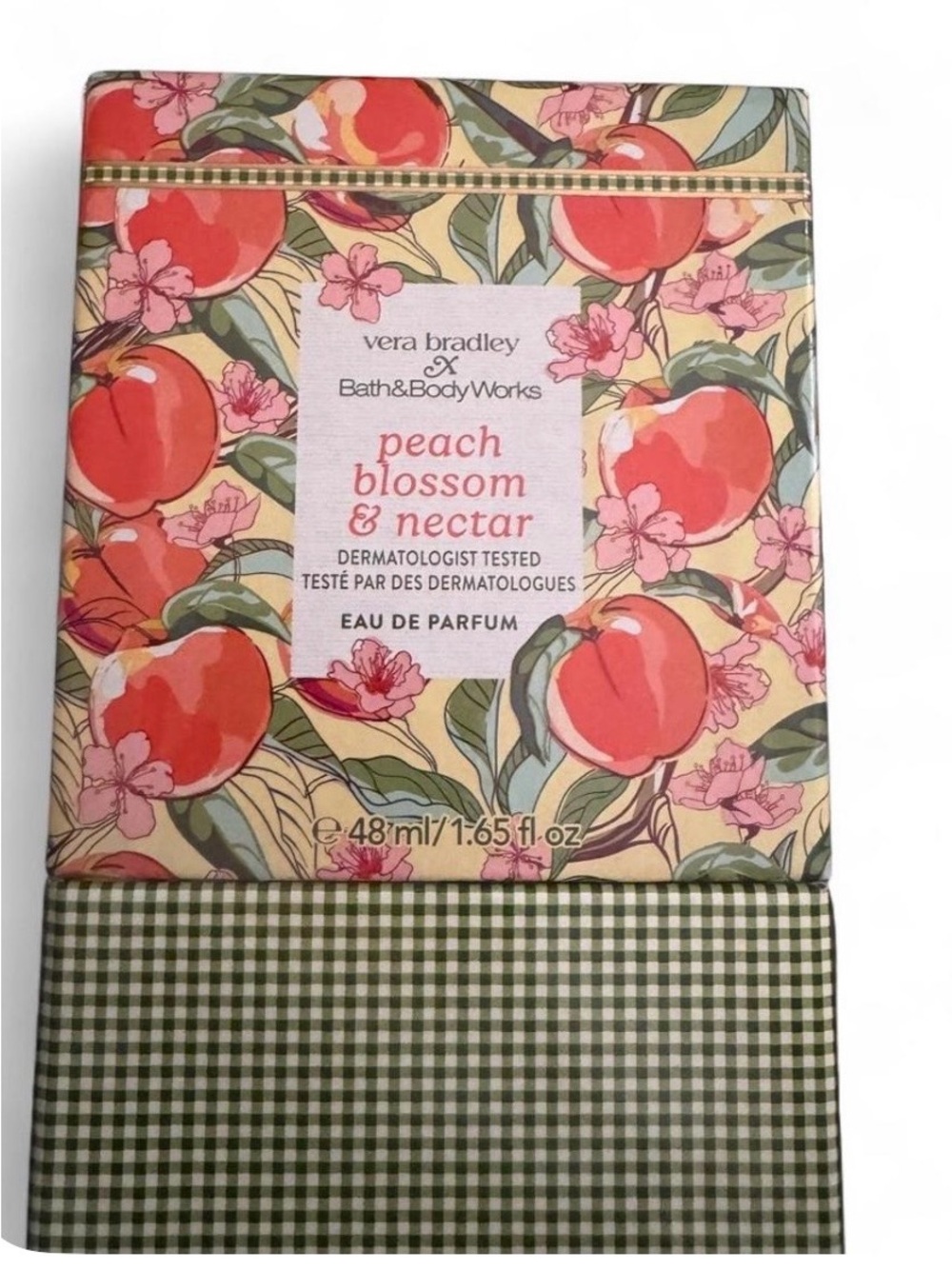 Vera Bradley Peach Blossom & Nectar Box – Peach, Pink, Green